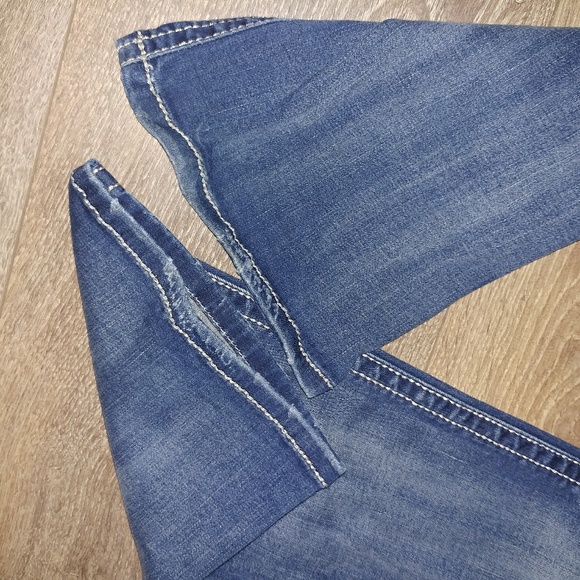 Miss Me | Y2k Bling Rhinestone Bootcut Denim Blue Jeans W28 5/6 *Flaw* - Picture 8 of 8